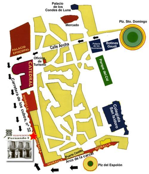 Hospederia Fernando I Hotel Leon Ngoại thất bức ảnh